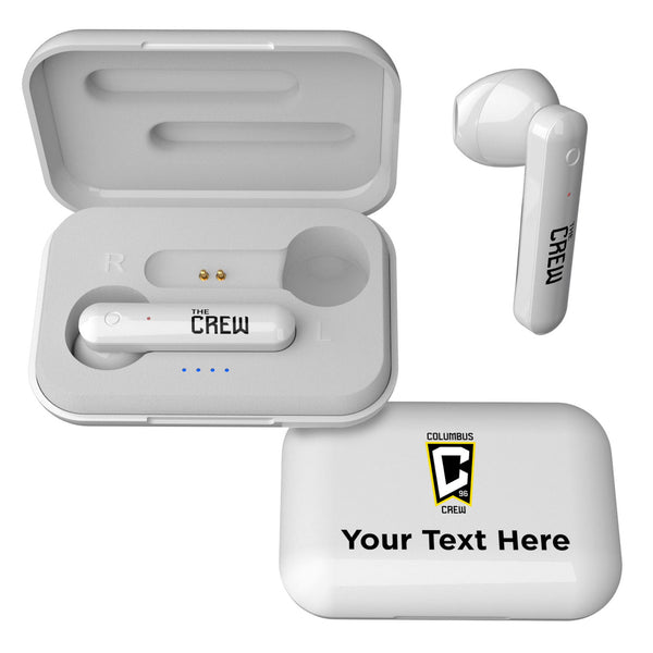 Columbus Crew Personalized Insignia Wireless TWS Earbuds