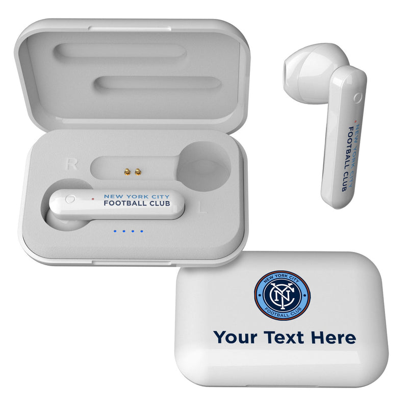 New York City FC Personalized Insignia Wireless TWS Earbuds