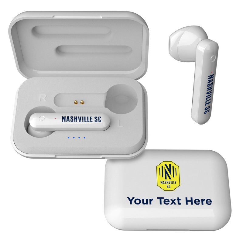 Nashville SC Personalized Insignia Wireless TWS Earbuds