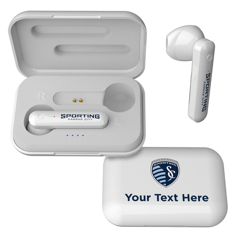 Sporting Kansas City Personalized Insignia Wireless TWS Earbuds