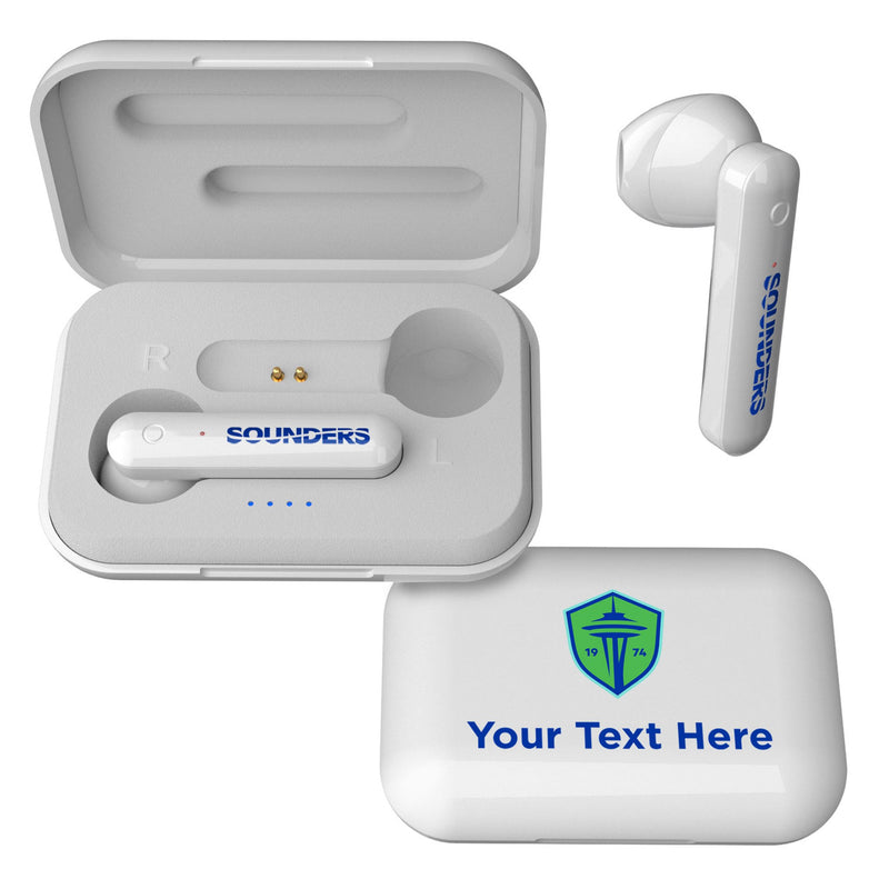 Seattle Sounders FC Personalized Insignia Wireless TWS Earbuds