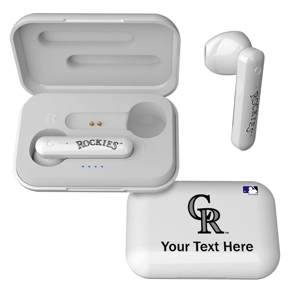 Colorado Rockies Personalized Insignia Wireless TWS Earbuds