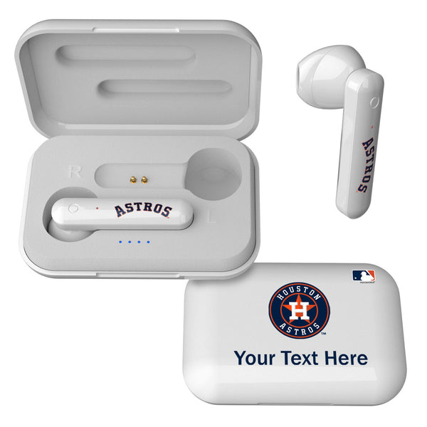 Houston Astros Personalized Insignia Wireless TWS Earbuds