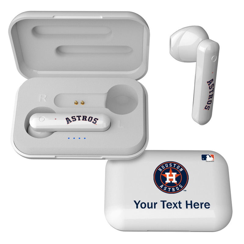 Houston Astros Personalized Insignia Wireless TWS Earbuds