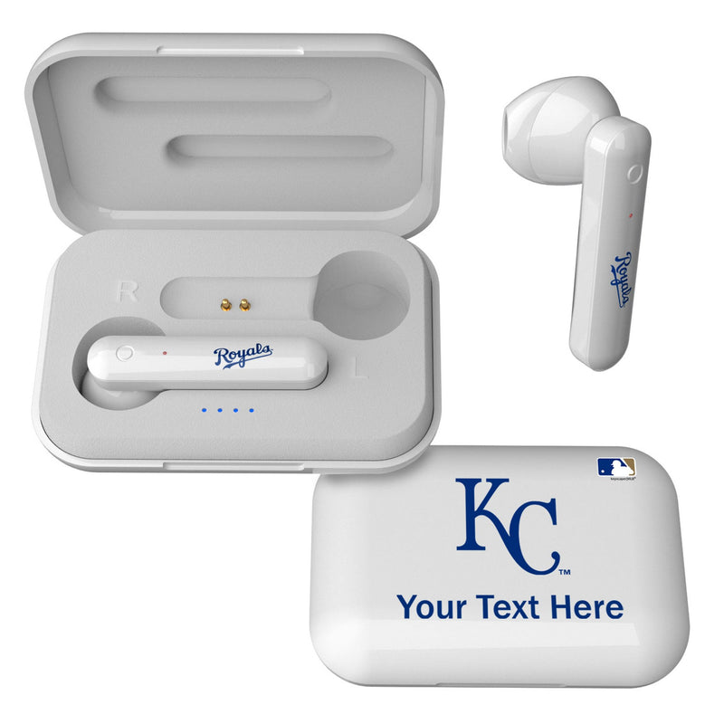 Kansas City Royals Personalized Insignia Wireless TWS Earbuds