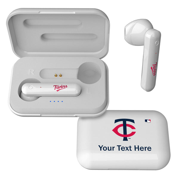 Minnesota Twins Personalized Insignia Wireless TWS Earbuds