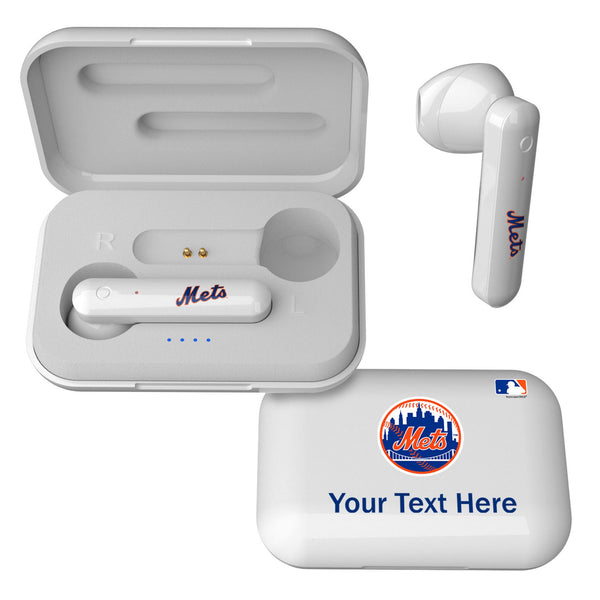 New York Mets Personalized Insignia Wireless TWS Earbuds