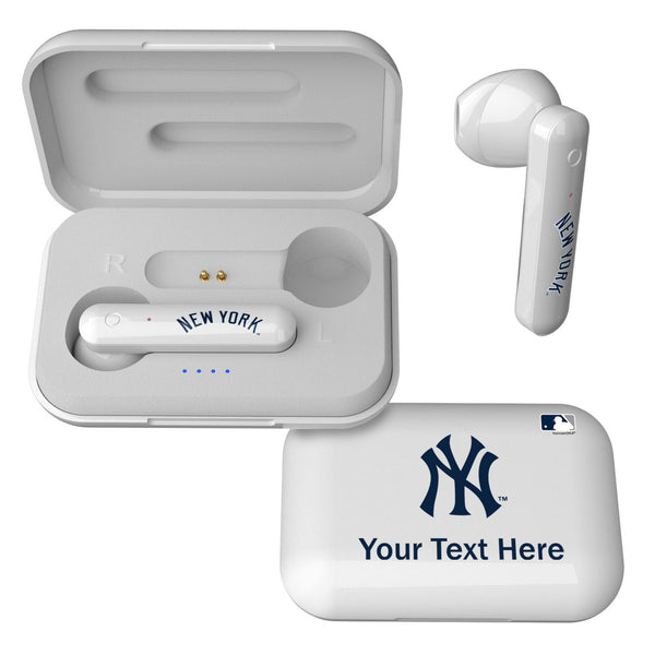 New York Yankees Personalized Insignia Wireless TWS Earbuds