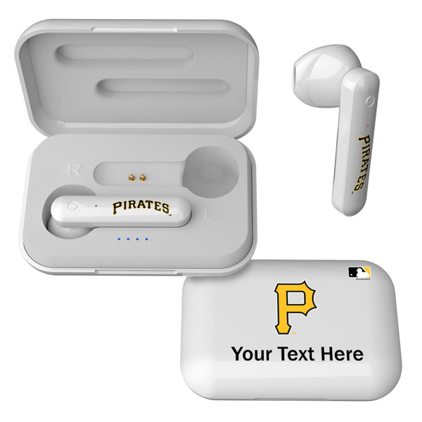 Pittsburgh Pirates Personalized Insignia Wireless TWS Earbuds