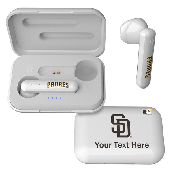 San Diego Padres Personalized Insignia Wireless TWS Earbuds