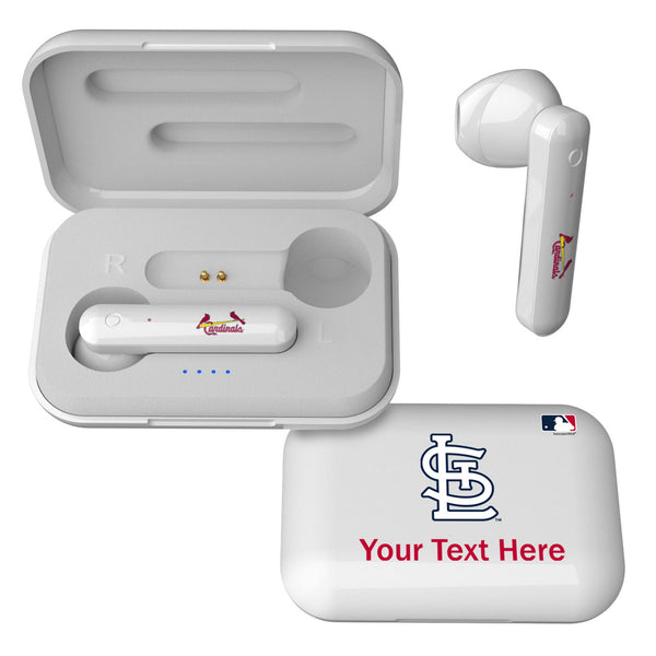 St Louis Cardinals Personalized Insignia Wireless TWS Earbuds