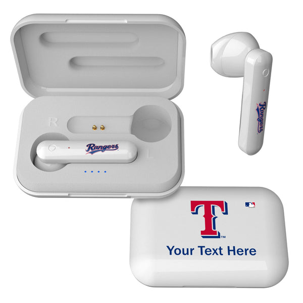 Texas Rangers Personalized Insignia Wireless TWS Earbuds