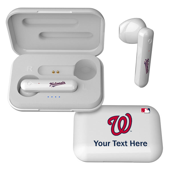 Washington Nationals Personalized Insignia Wireless TWS Earbuds