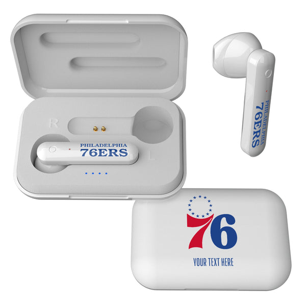 Philadelphia 76ers Personalized Insignia Wireless TWS Earbuds