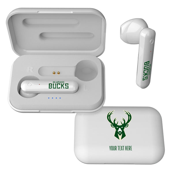Milwaukee Bucks Personalized Insignia Wireless TWS Earbuds