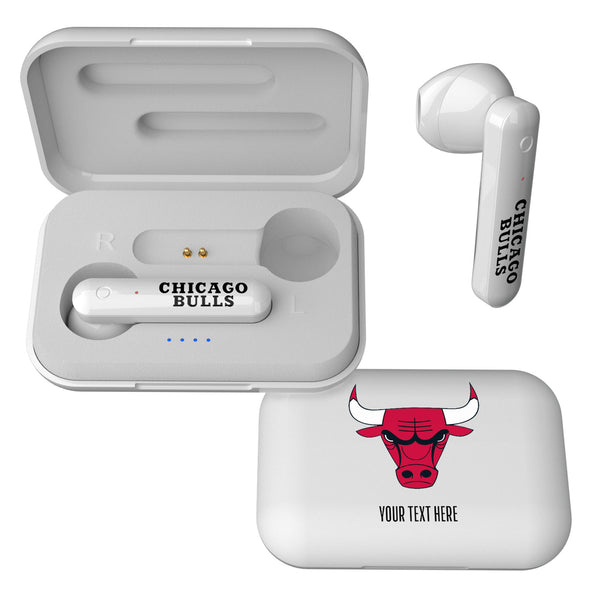 Chicago Bulls Personalized Insignia Wireless TWS Earbuds