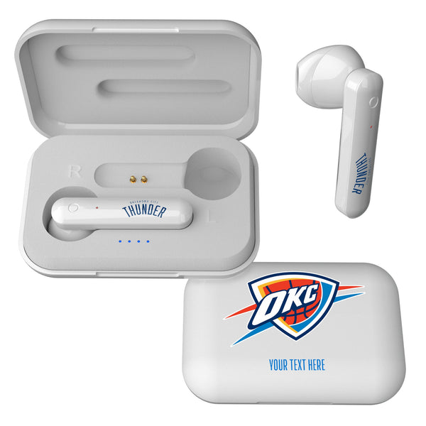 Oklahoma City Thunder Personalized Insignia Wireless TWS Earbuds