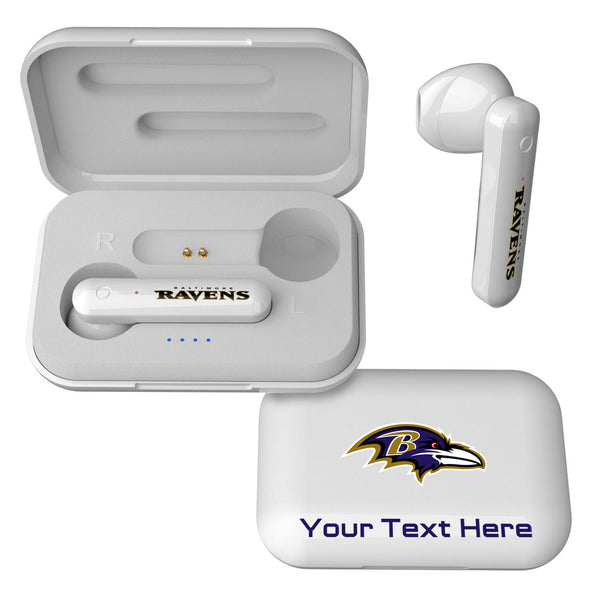 Baltimore Ravens Personalized Insignia Wireless TWS Earbuds