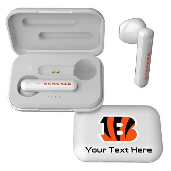Cincinnati Bengals Personalized Insignia Wireless TWS Earbuds