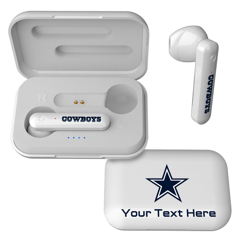 Dallas Cowboys Personalized Insignia Wireless TWS Earbuds