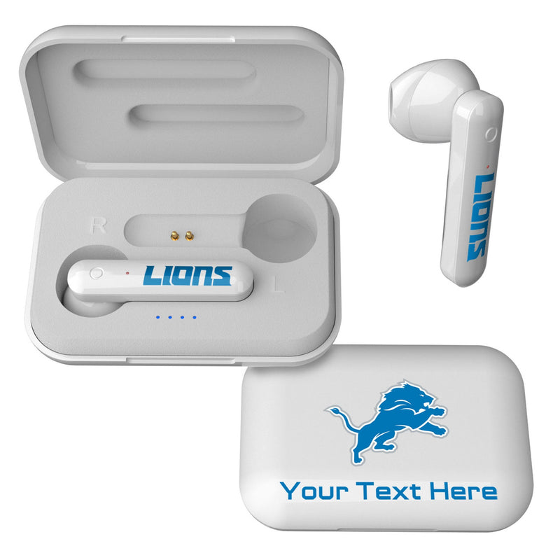 Detroit Lions Personalized Insignia Wireless TWS Earbuds