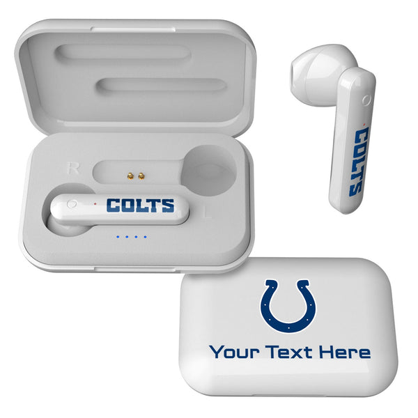 Indianapolis Colts Personalized Insignia Wireless TWS Earbuds