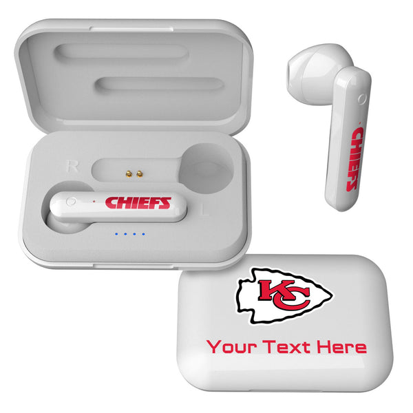 Kansas City Chiefs Personalized Insignia Wireless TWS Earbuds