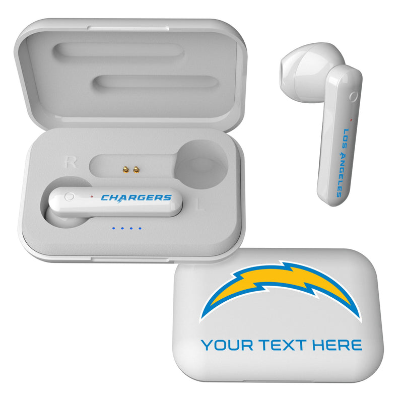 Los Angeles Chargers Personalized Insignia Wireless TWS Earbuds