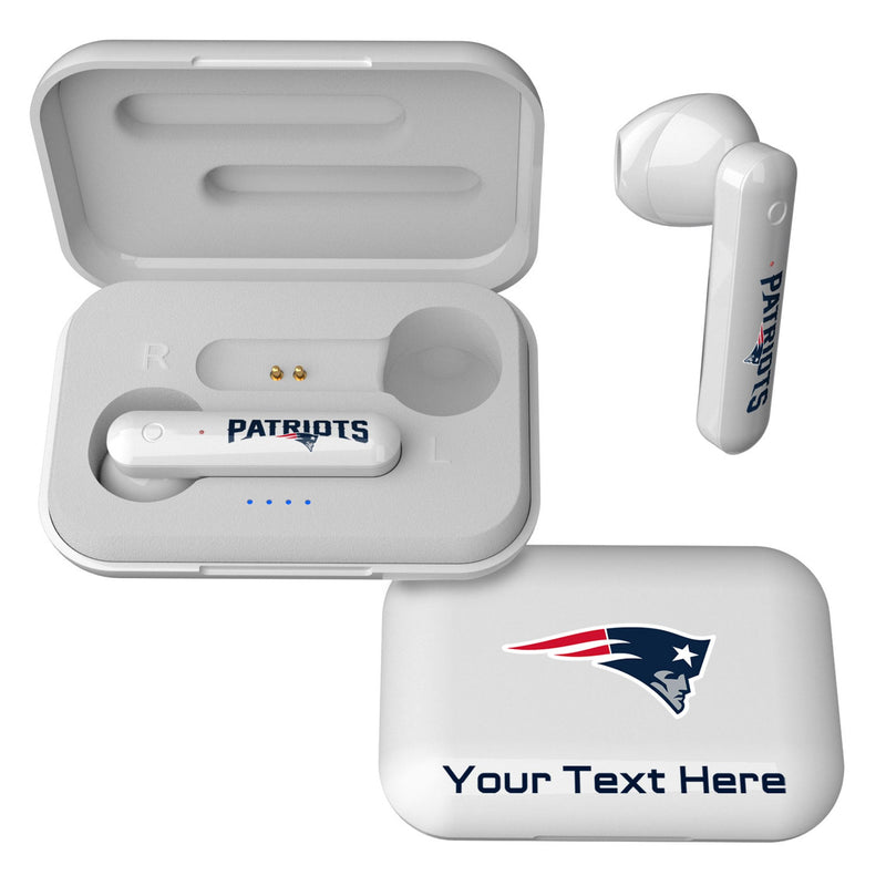 New England Patriots Personalized Insignia Wireless TWS Earbuds