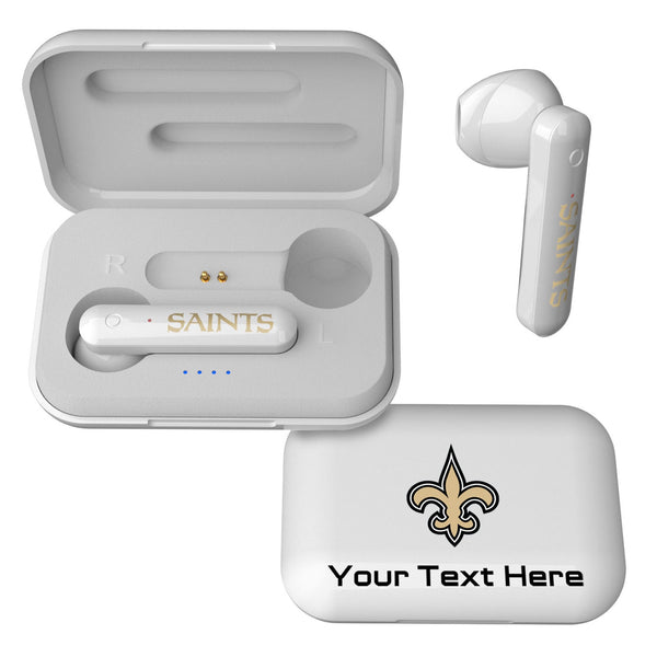 New Orleans Saints Personalized Insignia Wireless TWS Earbuds