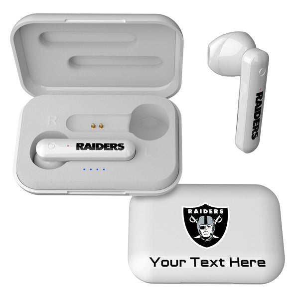 Las Vegas Raiders Personalized Insignia Wireless TWS Earbuds