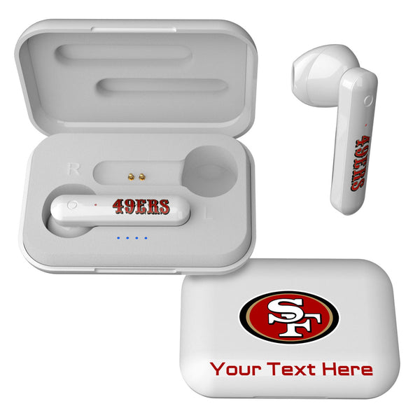 San Francisco 49ers Personalized Insignia Wireless TWS Earbuds