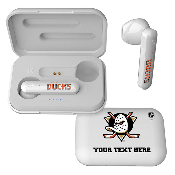 Anaheim Ducks Personalized Insignia Wireless TWS Earbuds