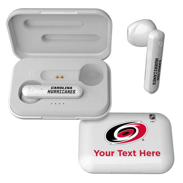 Carolina Hurricanes Personalized Insignia Wireless TWS Earbuds