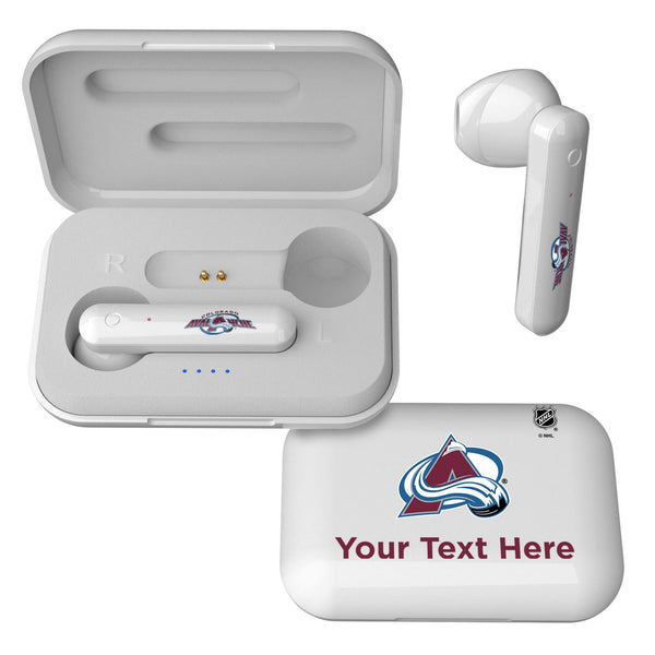 Colorado Avalanche Personalized Insignia Wireless TWS Earbuds