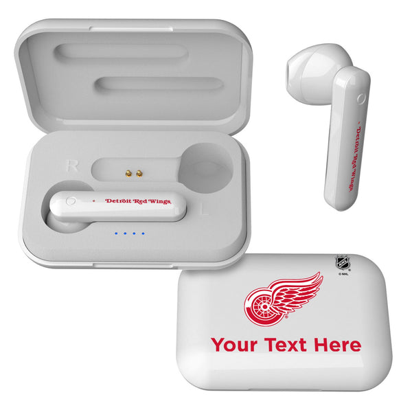 Detroit Red Wings Personalized Insignia Wireless TWS Earbuds