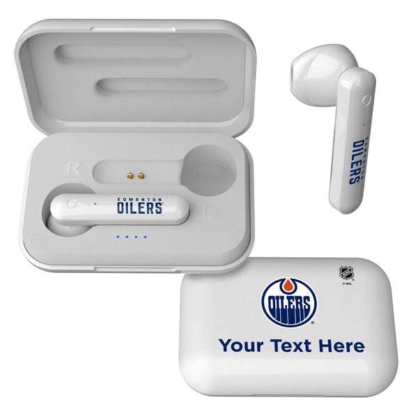 Edmonton Oilers Personalized Insignia Wireless TWS Earbuds