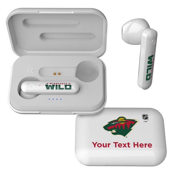 Minnesota Wild Personalized Insignia Wireless TWS Earbuds