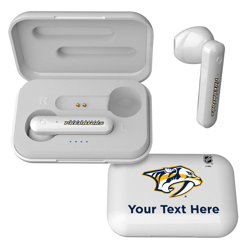 Nashville Predators Personalized Insignia Wireless TWS Earbuds