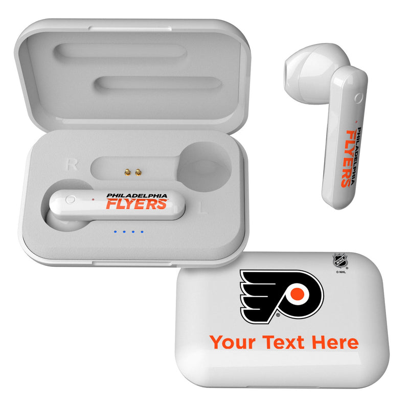 Philadelphia Flyers Personalized Insignia Wireless TWS Earbuds
