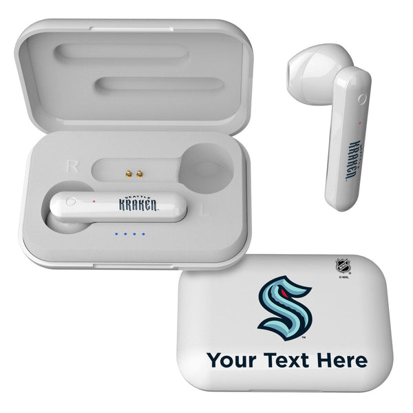 Seattle Kraken Personalized Insignia Wireless TWS Earbuds
