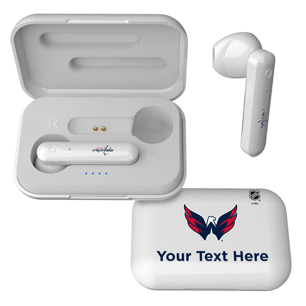 Washington Capitals Personalized Insignia Wireless TWS Earbuds