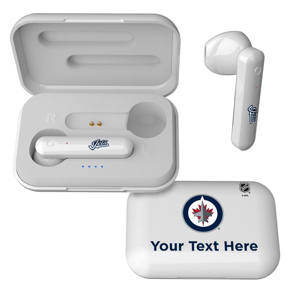 Winnipeg Jets Personalized Insignia Wireless TWS Earbuds