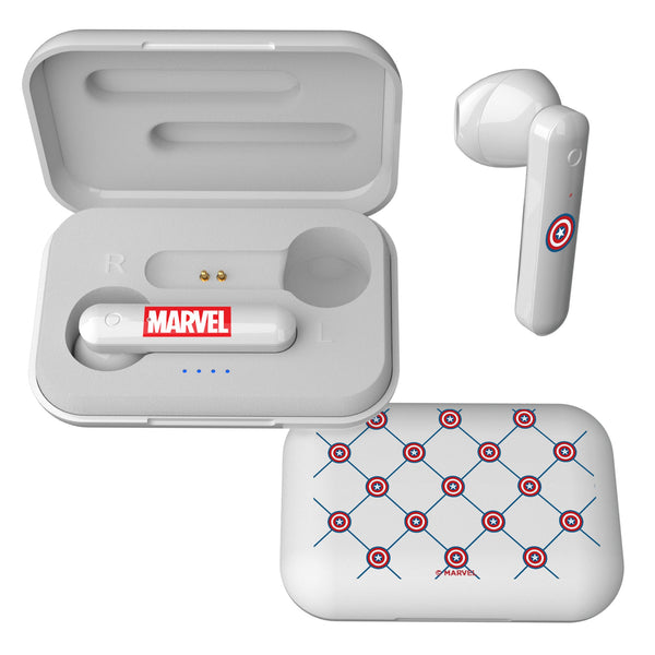 Marvel Avengers Captain America Pattern Wireless TWS Earbuds