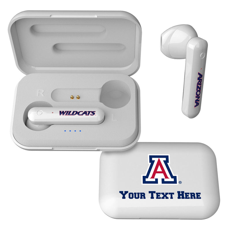 University of Arizona Wildcats Personalized Insignia Wireless TWS Earbuds