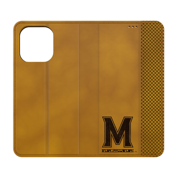 University of Maryland Terrapins Burn iPhone Folio Phone Case for Apple iPhone