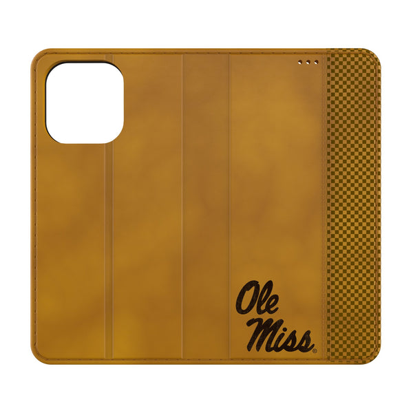 University of Mississippi Rebels Burn iPhone Folio Phone Case for Apple iPhone