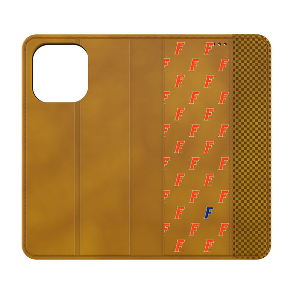 University of Florida Gators Fashion Pattern iPhone Folio Phone Case for Apple iPhone