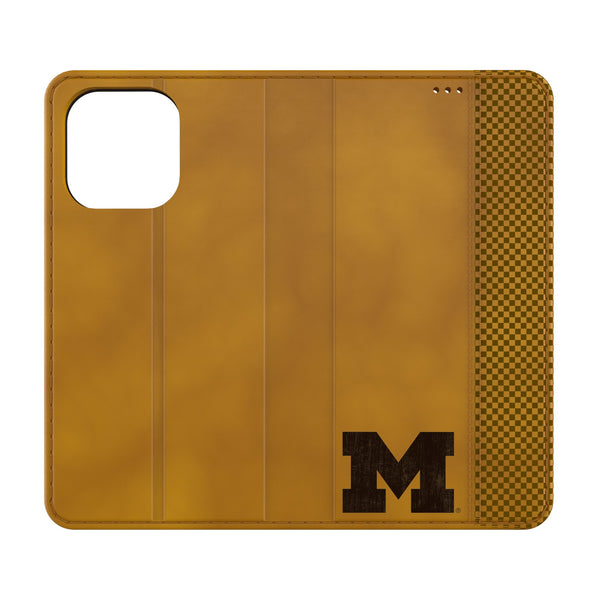 University of Michigan Wolverines Burn iPhone Folio Phone Case