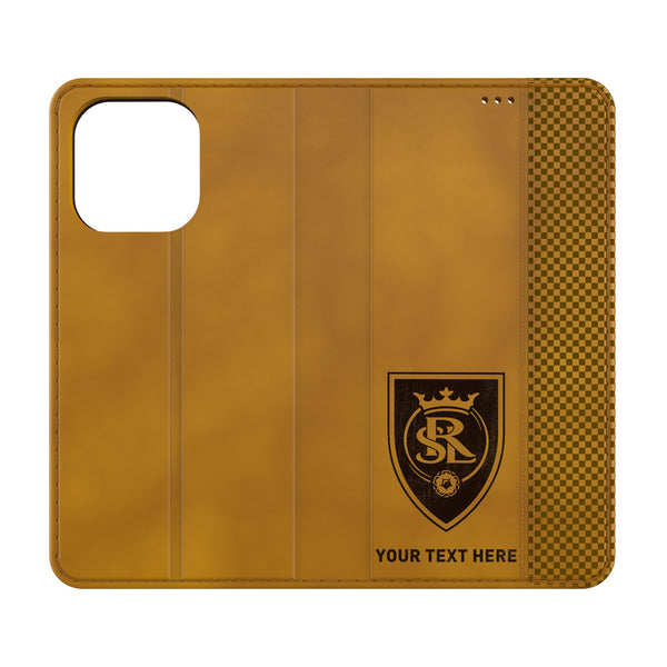 Real Salt Lake Personalized Burn iPhone Folio Phone Case for Apple iPhone